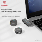 میکروفون بی سیم یقه ای Earldom مدل ET-MC15C تایپ C مناسب تولید محتوا