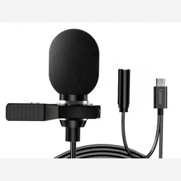 میکروفن یقه ای سیمی Earldom مدل ET-E39 تایپ C با خروجی هدفون