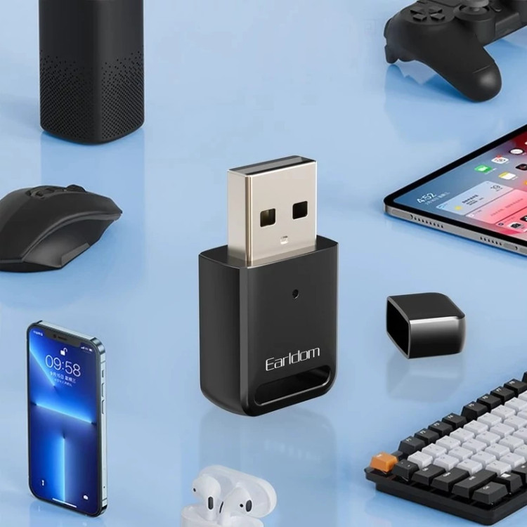 دانگل بلوتوث Earldom مدل ET-M91 - گیرنده بلوتوث USB خودرو و سیستم صوتی