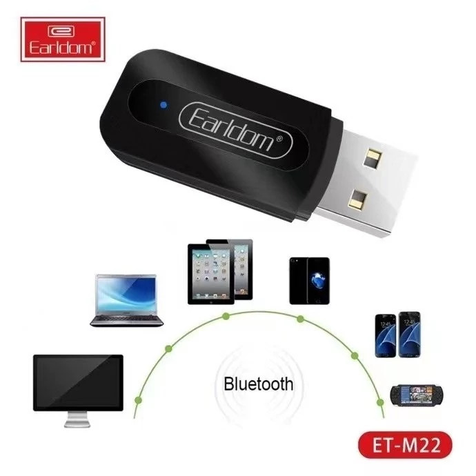 دانگل بلوتوث Earldom مدل M22 تبدیل AUX خودرو به بلوتوث