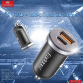 شارژر فندکی خودرو مناسب موبایل و تبلت 30 وات Earldom مدل CC27