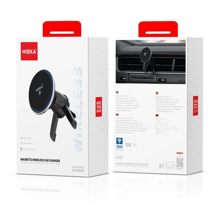 پایه نگهدارنده و شارژر وایرلس گوشی موبایل هیسکا مدل HK-2354W